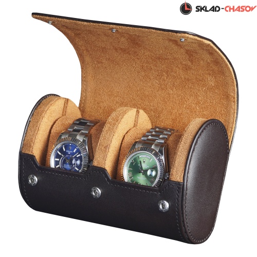 Футляр для перевозки 2-х часов Voyage 02HBR фото фото 2