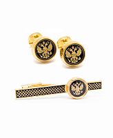 Запонки и Зажим для галстука "Президент" 57864-578064кк фото