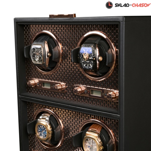 Шкатулка для автоподзавода 4-х часов Wolf 469516 фото фото 8