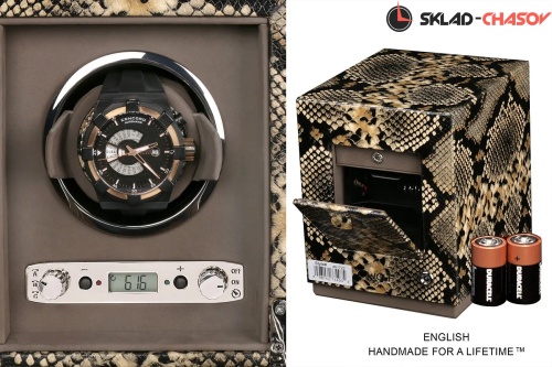 Шкатулка для автоподзавода 1-х часов Wolf 461722 фото фото 6