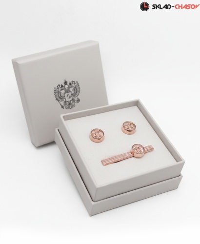 Запонки и Зажим для галстука "Президент" 57892-578092кк фото фото 2