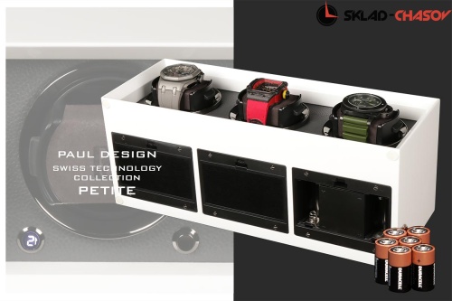 Шкатулка Paul Design для подзавода 3-х часов PETITE 3 W фото фото 2