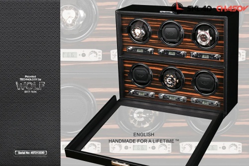 Шкатулка для автоподзавода 6-ти часов Wolf 459256 фото фото 6