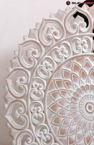 Панно круглое "Снежный узор" фото фото 3