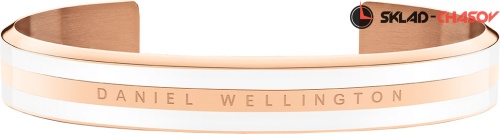 Daniel Wellington Classic-Bracelet-Satin-White-RG-Small с эмалью фото