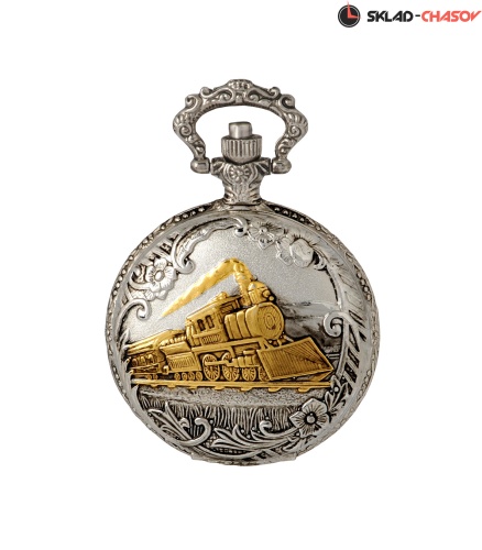 2035/3098 РЖД Карманные кварцевые мужские фото