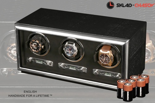 Шкатулка для автоподзавода 3-х часов Wolf 461920 фото фото 6