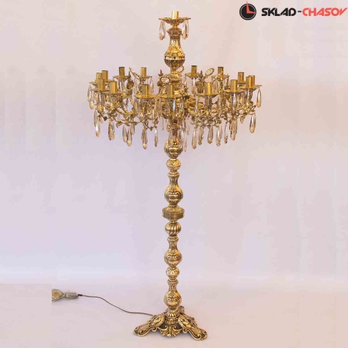 Торшер бронзовый RB FL 196/16+1 фото