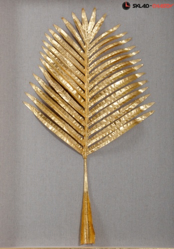 Панно светло-золотистое "Пальма 2" фото фото 3