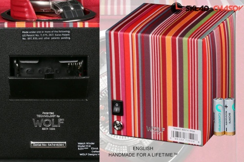 Шкатулка для автоподзавода 1-х часов Wolf 462214 фото фото 4