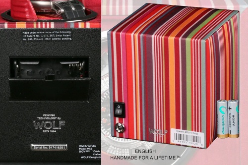 Шкатулка для автоподзавода 1-х часов Wolf 462214 фото фото 4