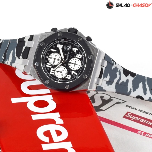 Ремешок Для Часов Snow Camo Ap Royal Oak Offshore 42mm Strap фото фото 2