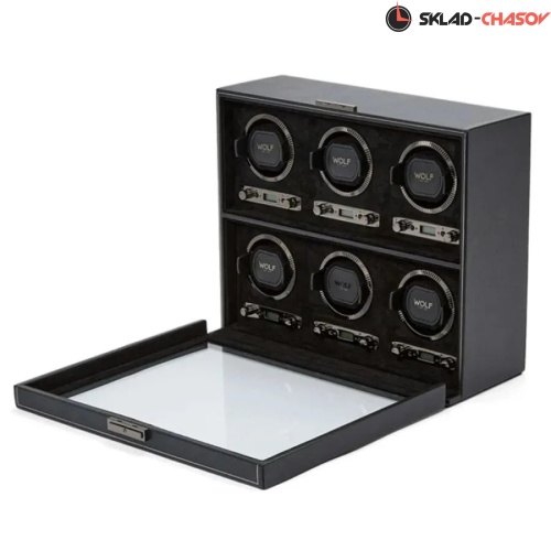 Шкатулка для автоподзавода 6-ти часов WOLF 792402 фото фото 2