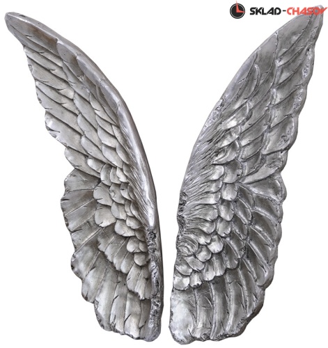 Панно рельефное "Крылышки серебряные" фото фото 3
