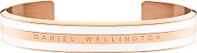 Daniel Wellington Classic-Bracelet-Satin-White-RG-Medium с эмалью фото
