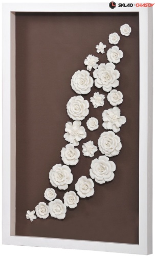 Панно керамическое "Цветочный свод 2" фото фото 2