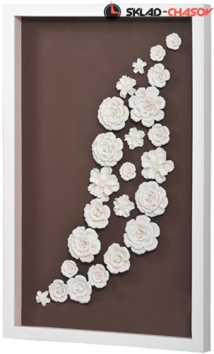 Панно керамическое "Цветочный свод 2" фото фото 2