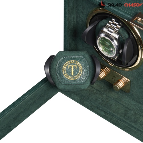 Шкатулка для автоподзавода 2-х часов Badge 02MGR фото фото 3