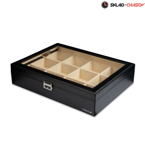 Шкатулка для галстуков Carbon T1 фото