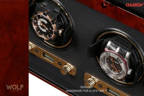 Шкатулка для автоподзавода 3-х часов Wolf 453710 фото фото 4
