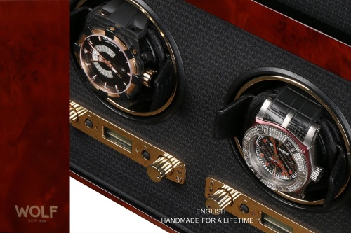 Шкатулка для автоподзавода 3-х часов Wolf 453710 фото фото 4