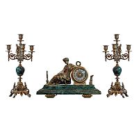 Бронзовые часы с канделябрами Parsa C3219 фото