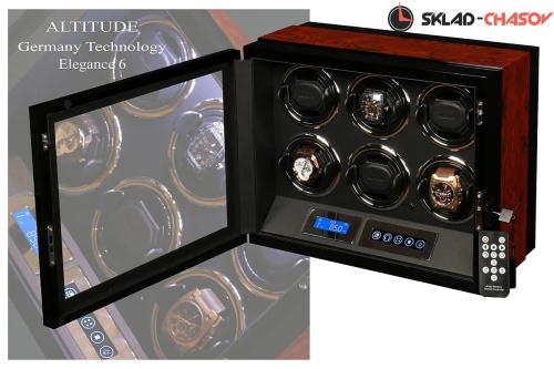 Шкатулка для автоподзавода 6-ти часов Е1708HL-B фото фото 4