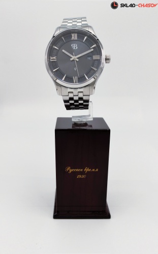 Часы "Русское время" 9150159кк на браслете кварцевые фото фото 2