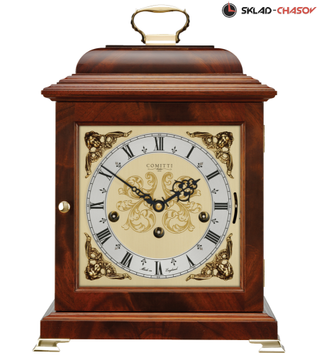 Часы настольные COMITTI The Georgian Basket Top In Mahogany C4311TCH фото