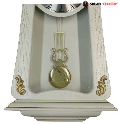 Настенные часы с маятником Columbus 2410 WH фото фото 3