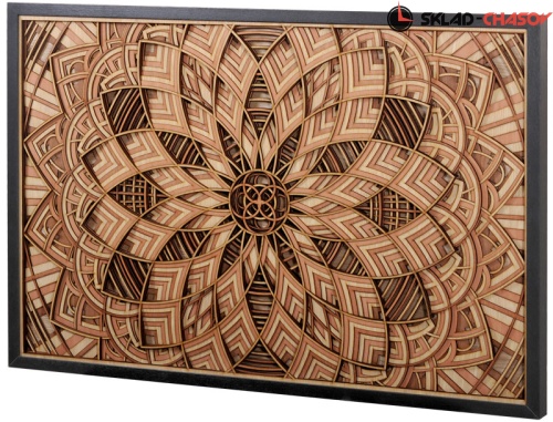 Панно деревянное "Волшебный ковёр" фото фото 2