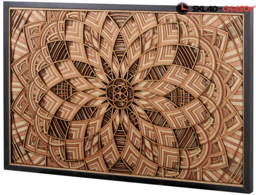 Панно деревянное "Волшебный ковёр" фото фото 2