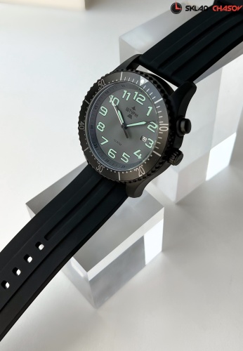 Часы "ШТУРМ" 75905093кк кварцевые на каучуковом ремне фото фото 5