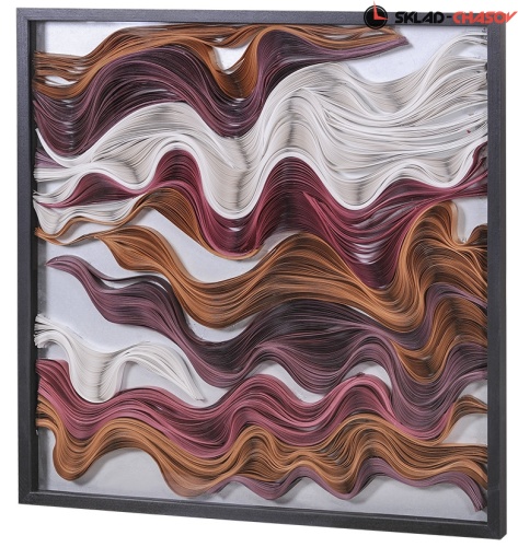 Панно абстрактное настенное "Волны вдохновения" фото фото 2