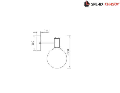 Бра Freya Globo FR5175WL-01BS фото фото 2