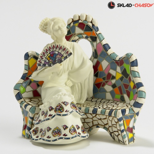 Nadal Статуэтка  784020 Изящный веер (Белый) фото