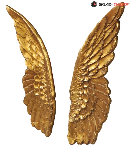 Настенное панно "Крылья золотые" фото фото 2