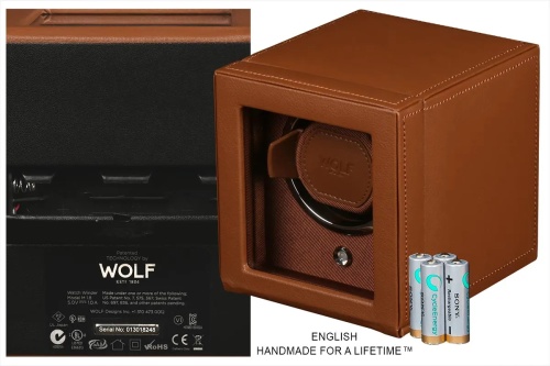 Шкатулка для автоподзавода 1-х часов Wolf 461127 фото фото 4