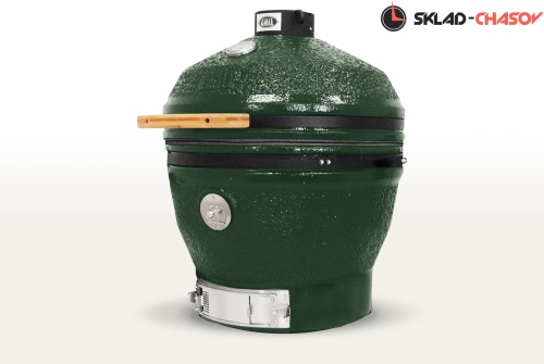 Керамический гриль-барбекю CFG CHEF, 61 см/24 дюйма (зеленый) фото фото 6