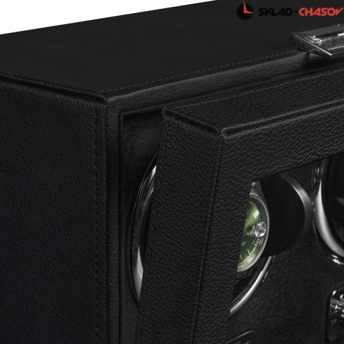 Шкатулка для автоподзавода 2-х часов Badge 02MBL фото фото 6