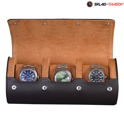 Футляр для перевозки 3-х часов Voyage 03HBR фото фото 4