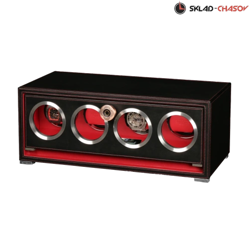 Шкатулка для автоподзавода 4-х часов Y-4br-fl фото