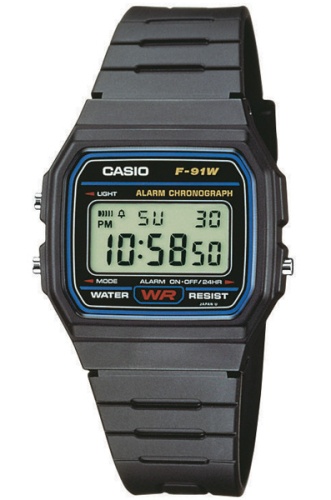 Casio F-91W-1 фото