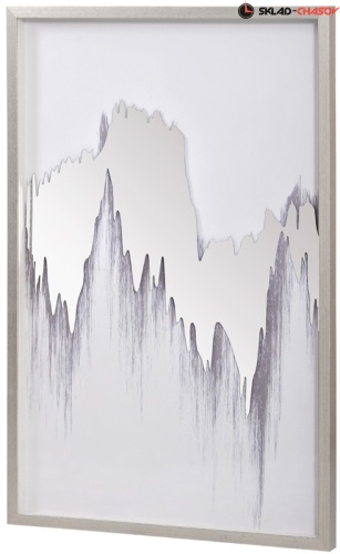 Панно металлическое "Зеркальные горы" фото фото 2