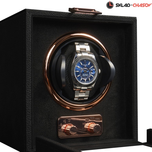 Шкатулка для автоподзавода 1-х часов Badge 01MBG фото фото 4