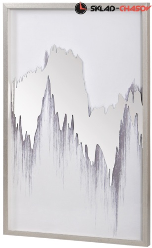Панно металлическое "Зеркальные горы" фото фото 2