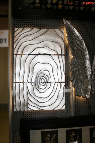 Панно серебристое "Розы" фото фото 4