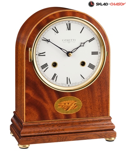 Часы настольные COMITTI The Regency Arch Top Mahogany Bell Strike C4102S фото фото 6