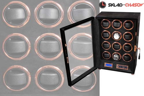 Шкатулка для автоподзавода 12-ти часов VECTOR 12 фото фото 5