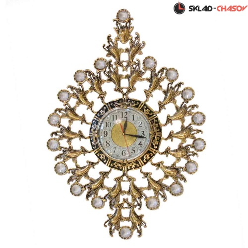 Часы бронзовые Real Bronze Лилия фото